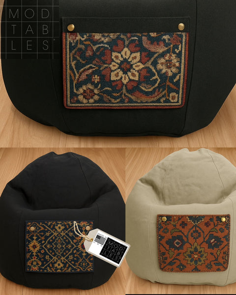 Swappable Pocket Bean Bag Chair