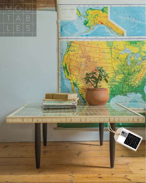 Handmade to Order Wooden Mod Square Table Limited Edition