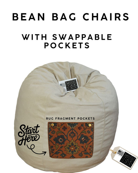 Swappable Pocket Bean Bag Chair